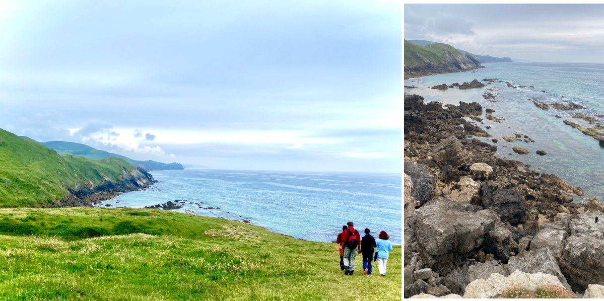 geoparque ruta tagle-ubiarco playa ligueo plataforma abrasión